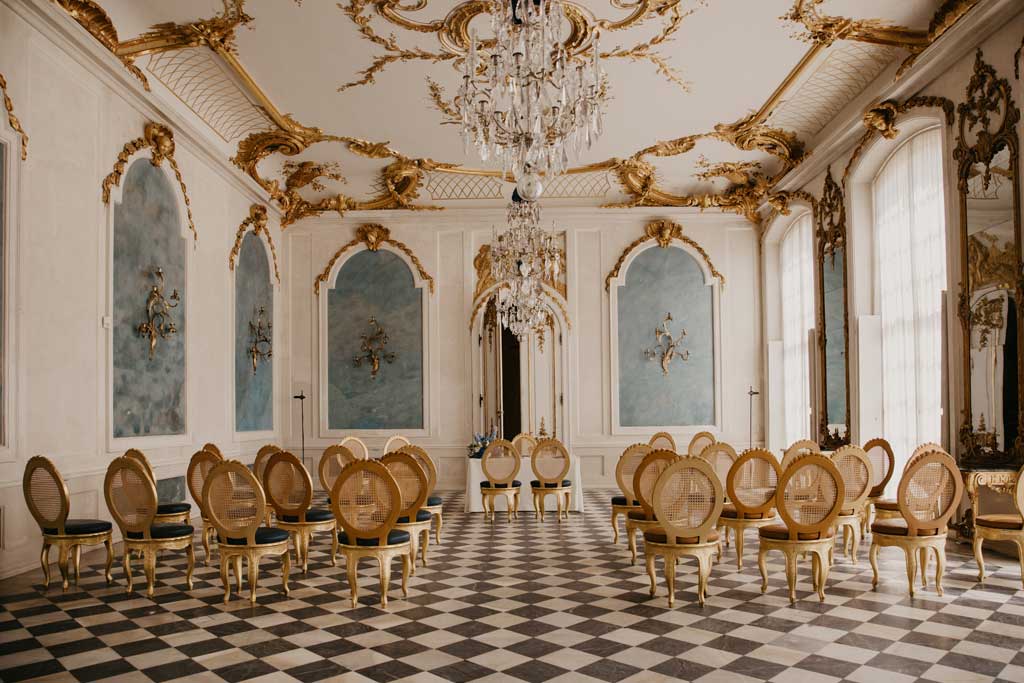 Standesamt in den neuen Kammern blauer Salon Hochzeitsfotos hochzeitsfotograf berlin Potsdam Brandenburg standesamtliche trauung