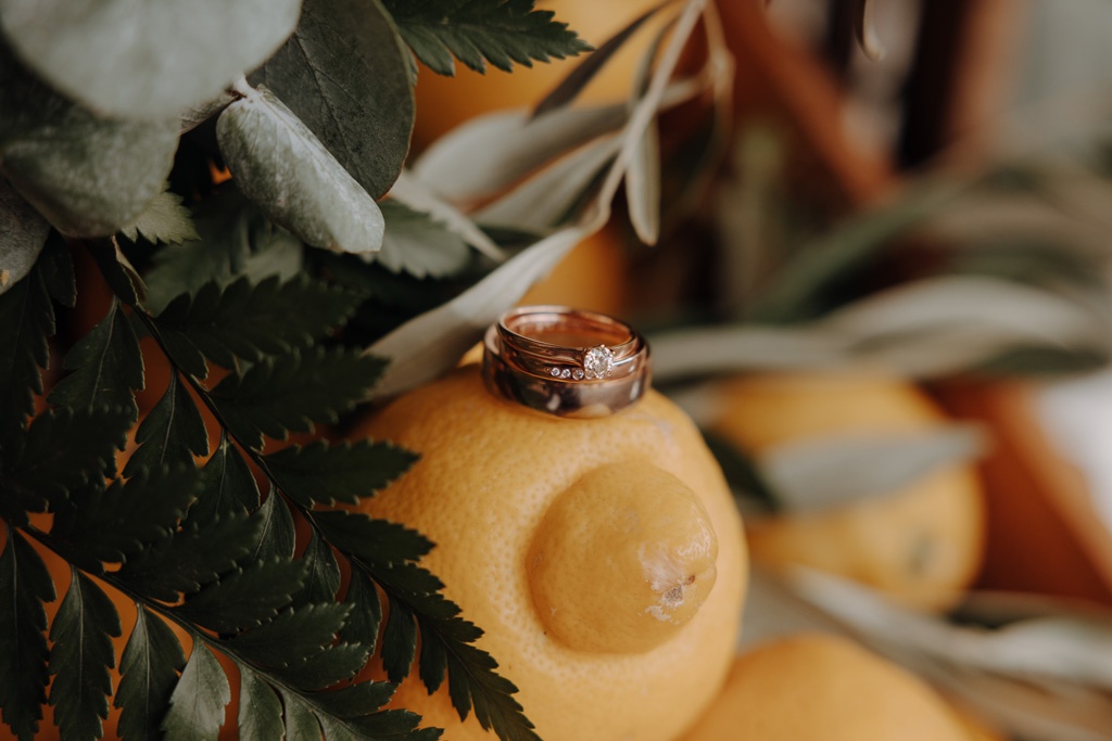 Eheringe heiraten im seinerzeit im spreewald gondelfahrt toscana wedding table setting Isabel Merfort Merfort Weddings hochzeitsfotograf berlin hochzeitsfotograf Brandenburg Zitronen Hochzeit