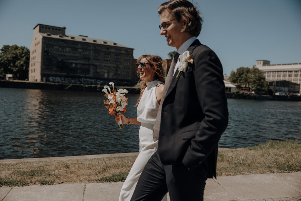 Lässige Hochzeit in Berlin